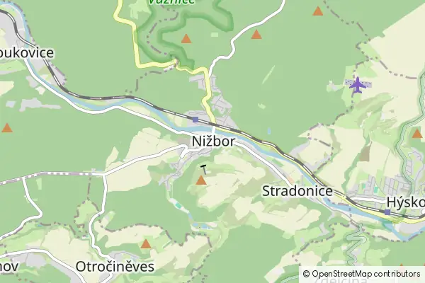 Mapa Nižbor