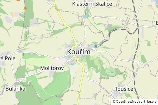 Mapa Kouřim