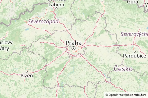 Mapa Praga