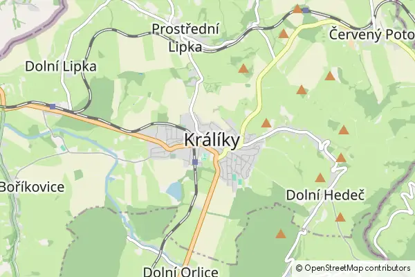 Mapa Králíky