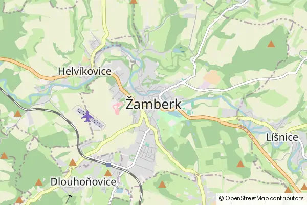 Mapa Žamberk