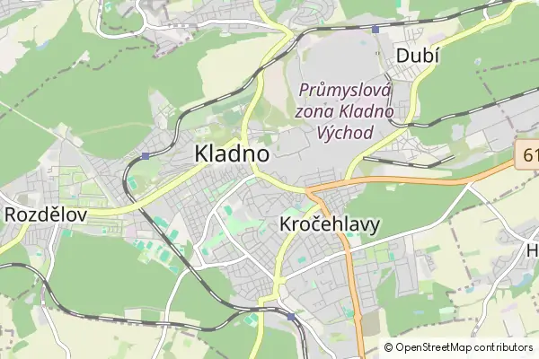 Mapa Kladno