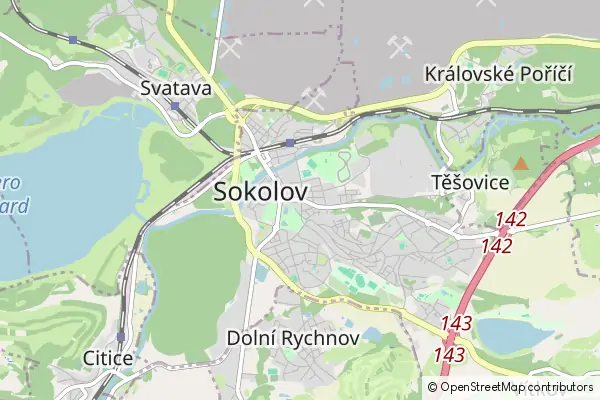 Mapa Sokolov