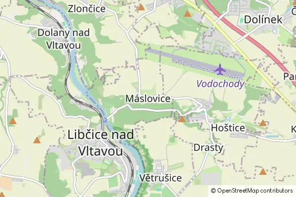 Mapa Máslovice