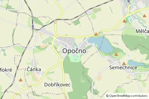 Mapa Opočno