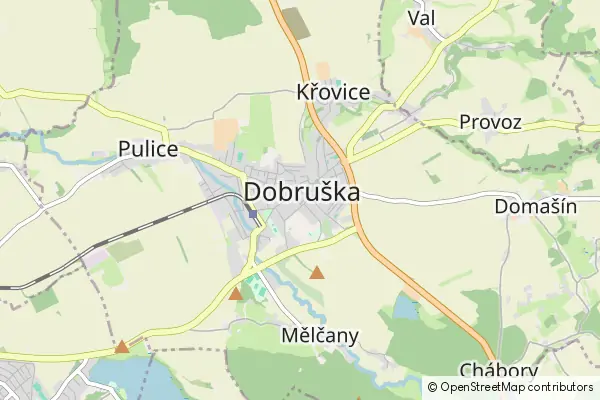 Mapa Dobruška