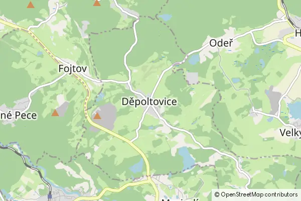 Mapa Děpoltovice