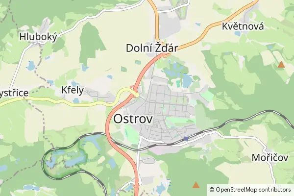 Mapa Ostrov