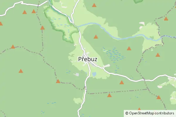 Mapa Přebuz