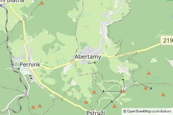 Mapa Abertamy