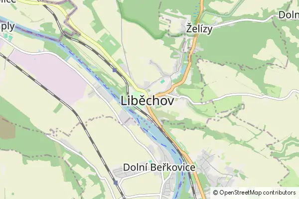 Mapa Liběchov