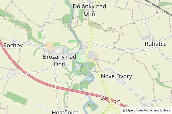 Mapa Doksany