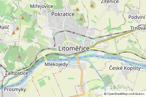 Mapa Litomierzyce