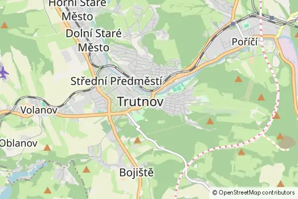 Mapa Trutnov