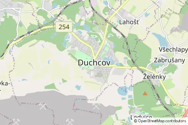 Mapa Duchcov