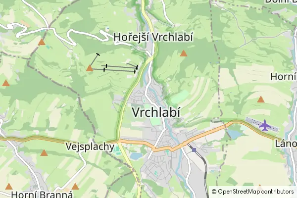 Mapa Vrchlabí