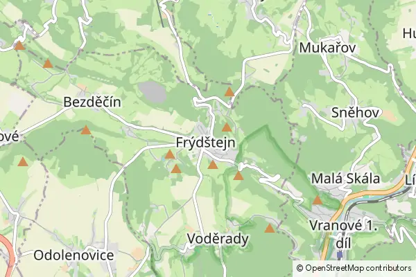 Mapa Frýdštejn