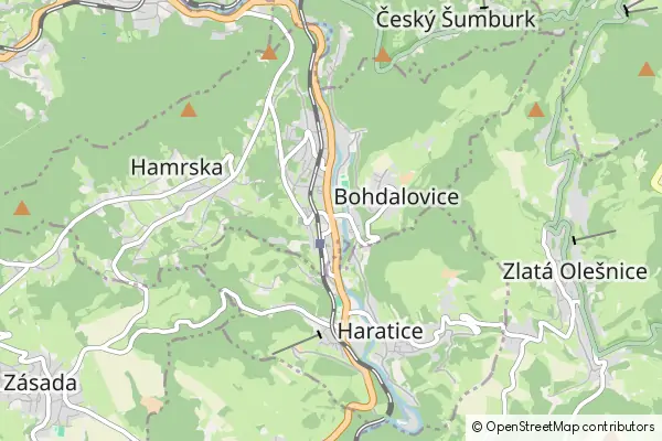 Mapa Velké Hamry