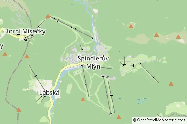 Mapa Szpindlerowy Młyn