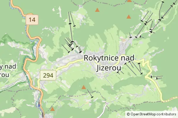 Mapa Rokytnice nad Jizerou