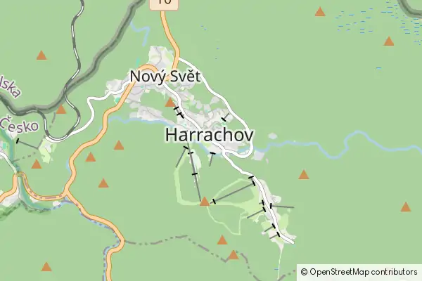 Mapa Harrachov