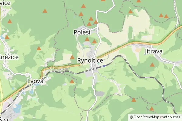 Mapa Rynoltice