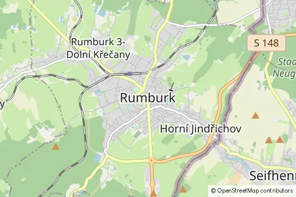 Mapa Rumburk