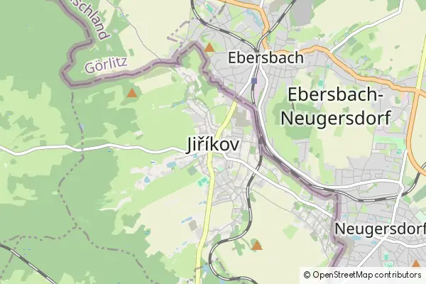 Mapa Jiříkov