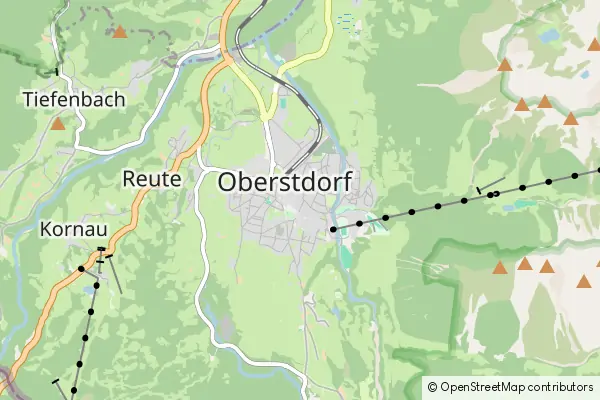 Mapa Oberstdorf