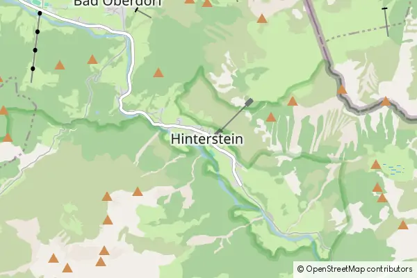 Mapa Hinterstein