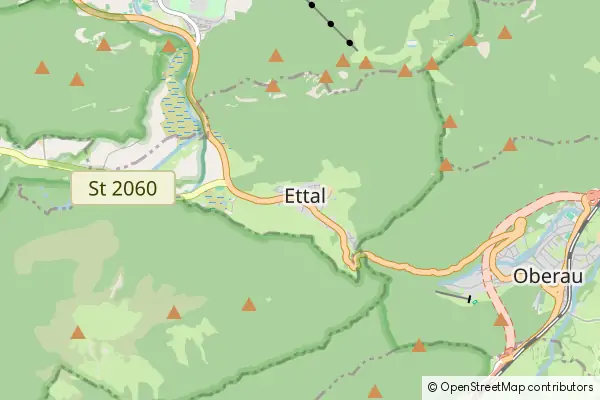 Mapa Ettal