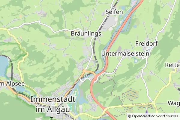 Mapa Immenstadt im Allgäu