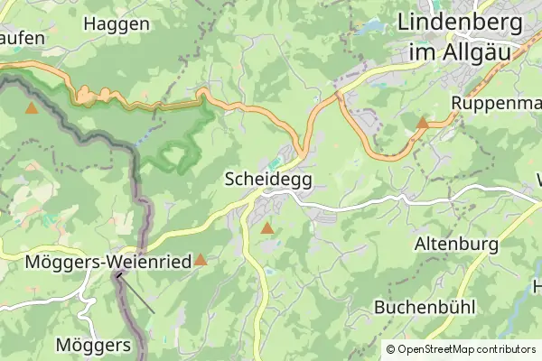 Mapa Scheidegg