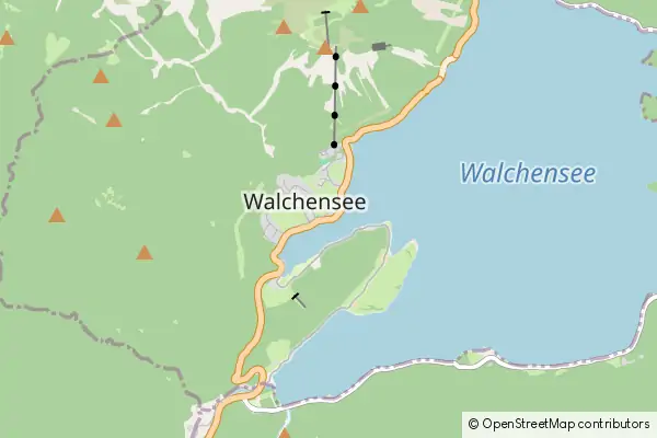 Mapa Urfeld am Walchensee