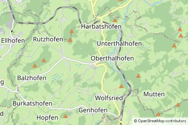 Mapa Stiefenhofen