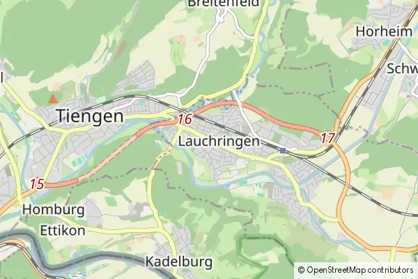 Mapa Lauchringen