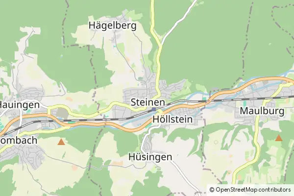 Mapa Steinen