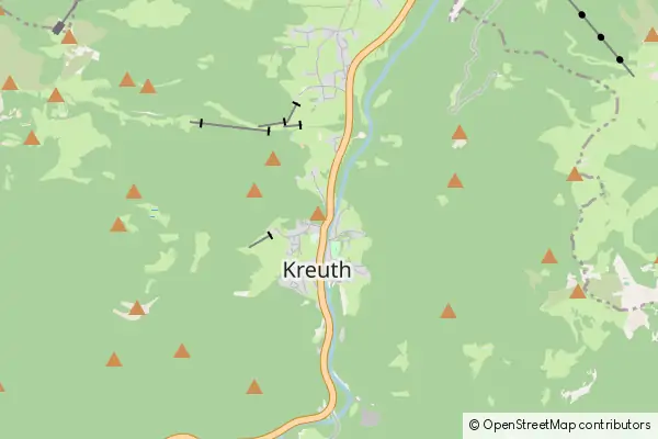 Mapa Kreuth