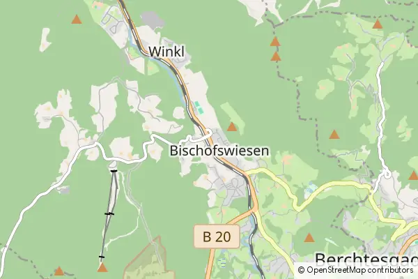 Mapa Bischofswiesen