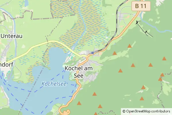 Mapa Kochel am See