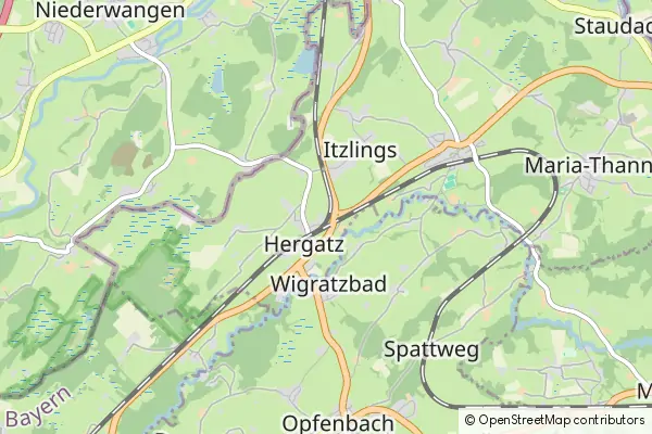 Mapa Hergatz