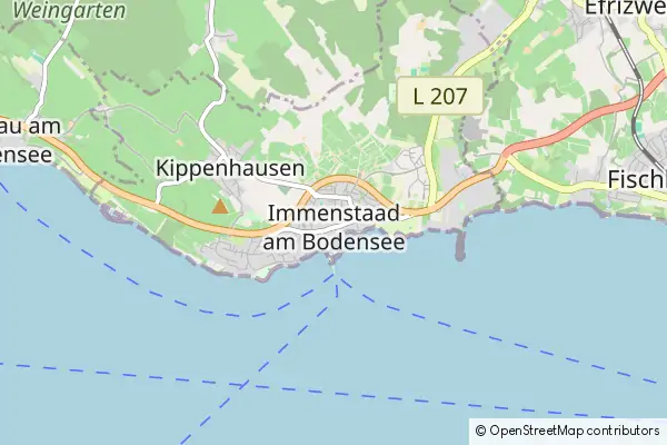 Mapa Immenstaad