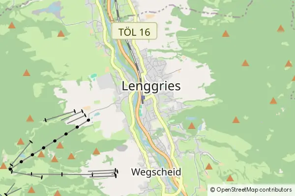 Mapa Lenggries