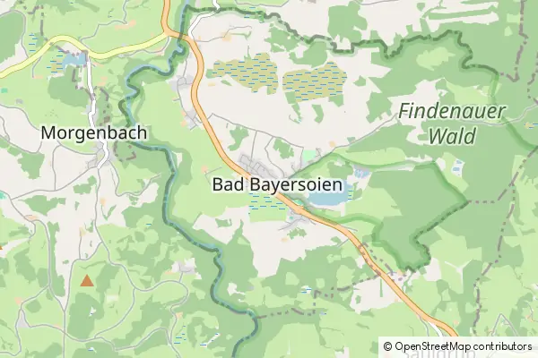 Mapa Bad Bayersoien