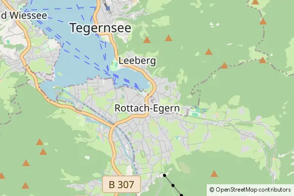 Mapa Rottach-Egern