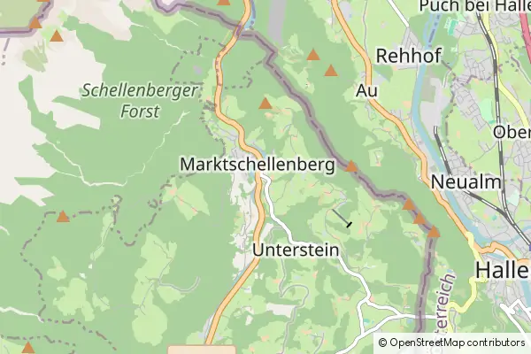 Mapa Marktschellenberg