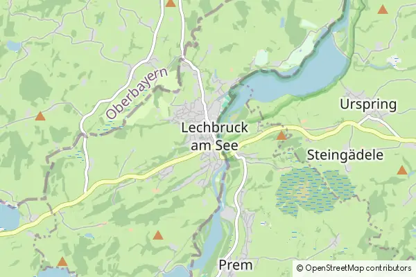 Mapa Lechbruck