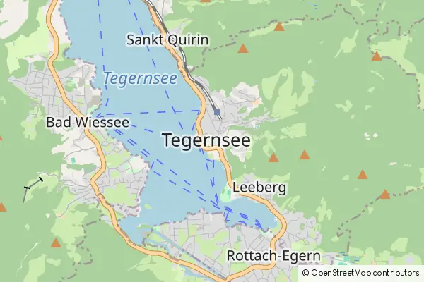 Mapa Tegernsee