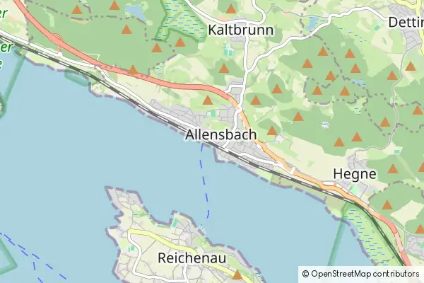 Mapa Allensbach