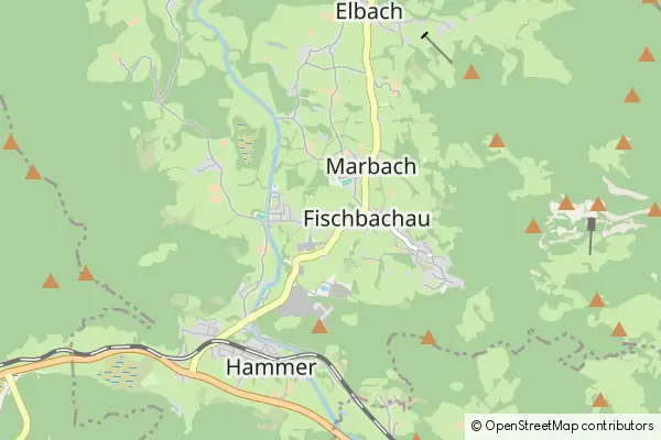 Mapa Fischbachau